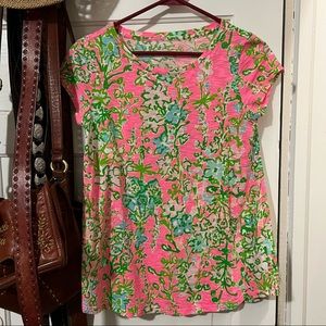 Lilly Pulitzer • Flamingo Pink Southern Charm T